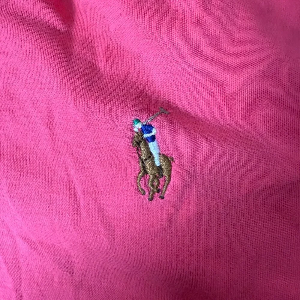 Polo Ralph Lauren Short Sleeve Polo Pink Size Medium Pima Soft Touch